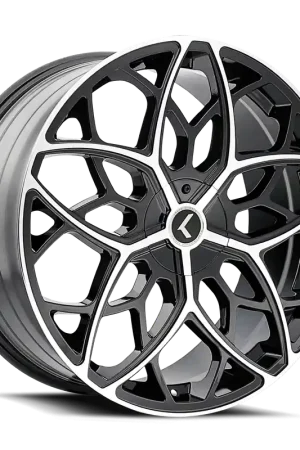Money Back Guarantee Kraze Ricochet KR184 Black Machined 22x8.5 5x115/5x120 38mm 74.1mm