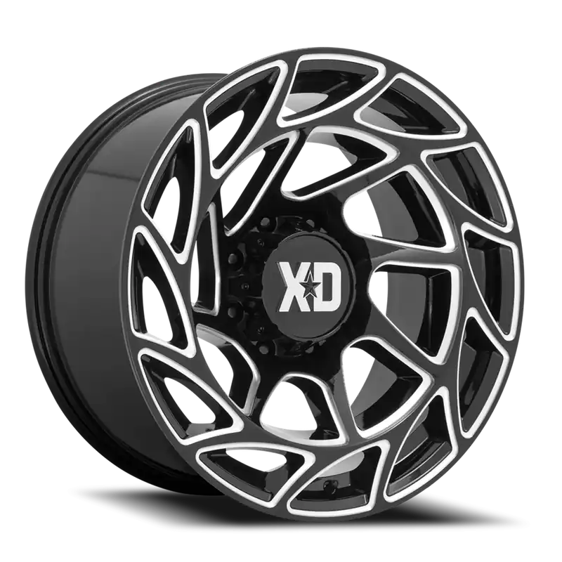 XD Series Onslaught XD860 GB-M 20x9 +0 8x165.1mm 125.1mm Gloss Black Milled Limited Time