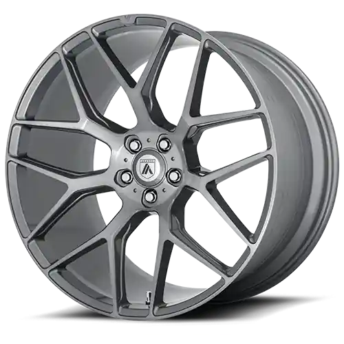 Budget Asanti Black Label Dynasty ABL27 GY 22x9 +32 5x114.3mm 72.6mm Brushed Titanium