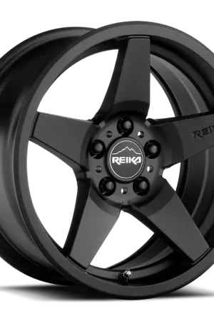 Luxury Reika Seeker R15 SB 15x7 +15 5x100mm 56.1mm Satin Black