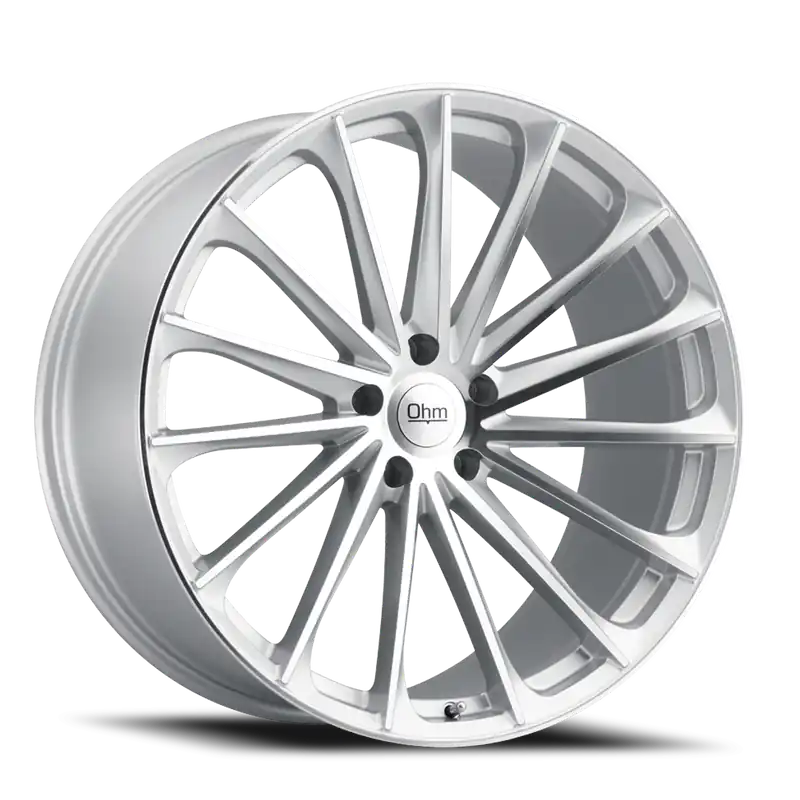 Ohm Proton SL 19x8.5 +30 5x114.3mm 71.1mm Silver Mirror Face No Minimum Order