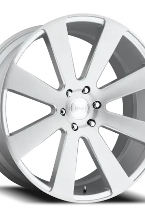 Genuine DUB 8-Ball S213 24x10 +20 6x139.7mm 78.1mm Gloss Silver Brushed