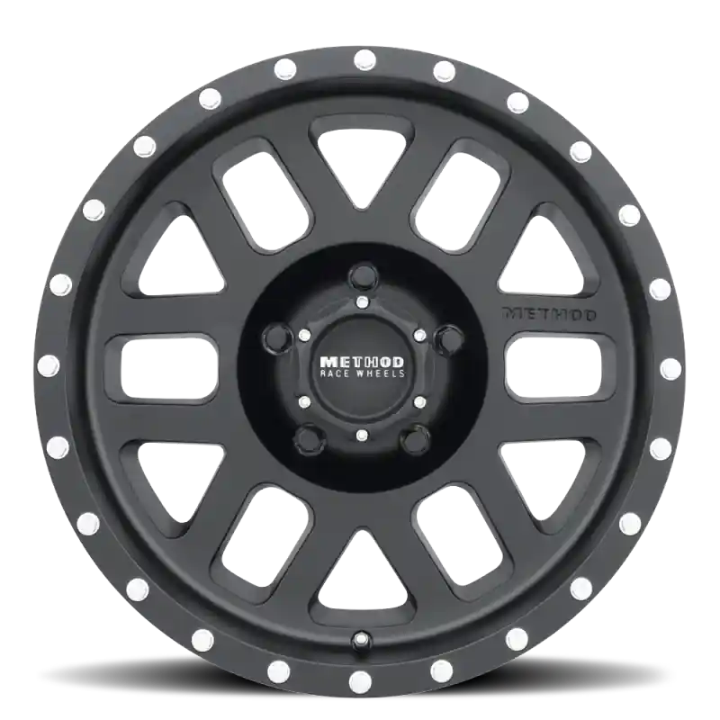 Don’t Miss Out Method MR306 Mesh 18x9 -12mm Offset 5x5 94mm CB Matte Black Wheel