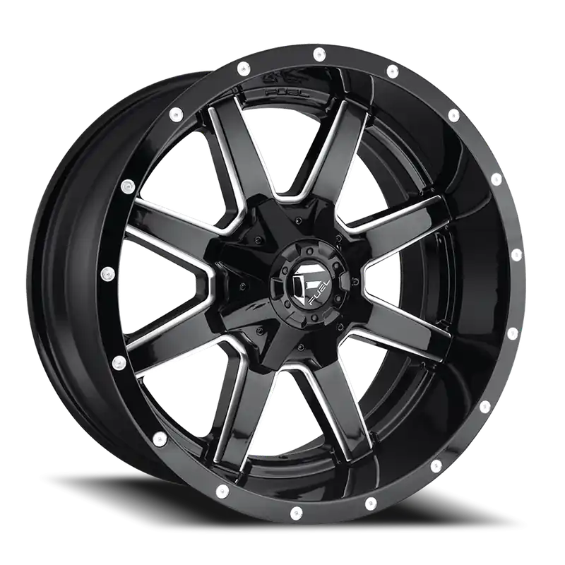 Must Have Fuel Maverick D610 18x9 +1 6x135/6x139.7mm 106.4mm Gloss Black Milled