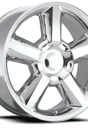 Factory Reproductions FR 31 2007 Chevrolet Tahoe Replica PO 20x8.5 +30 6x139.7mm 78.1mm Polished Hassle-Free Returns