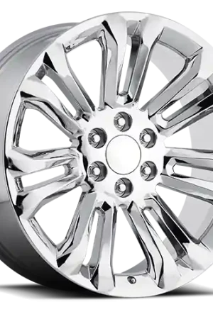 Factory Reproductions FR 55 GMC Split Spoke Replica CH 22x9 +24 6x139.7mm 78.1mm Chrome Genuine
