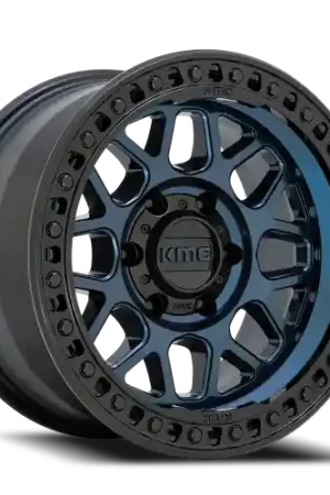 KMC GRS KM549 BL 18x8.5 +0 8x165.1mm 125.1mm Midnight Blue Gloss Black Lip Get Yours