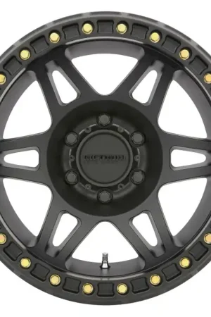 Mega Sale Method MR106 Beadlock 17x9 -44mm Offset 5x5 71.5mm CB Matte Black w/BH-H24125 Wheel