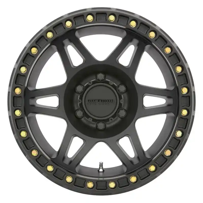 Mega Sale Method MR106 Beadlock 17x9 -44mm Offset 5x5 71.5mm CB Matte Black w/BH-H24125 Wheel