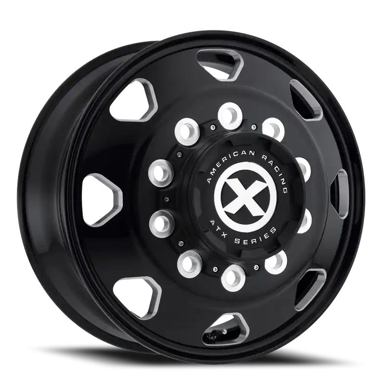 Deal ATX AO401 Octane SB 17.5x6.75 +0 8x165.1mm 124.7mm Satin Black Milled