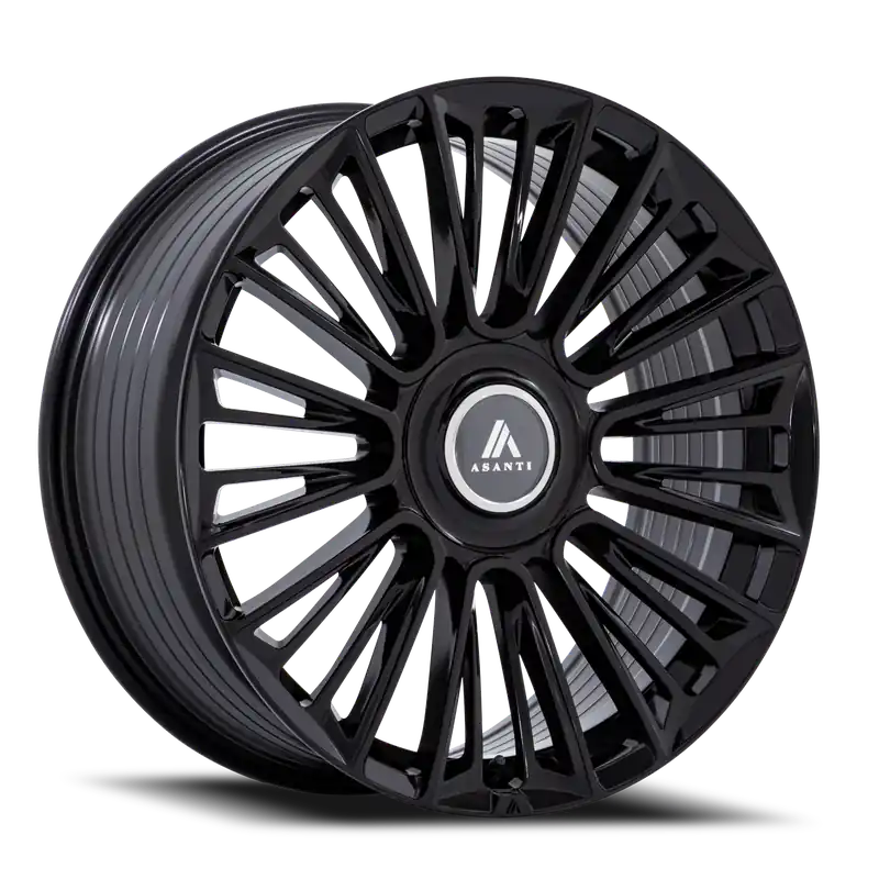 Asanti Black Label Premier AB049 BX 22x9.5 +20 5x112/5x120mm 74.1mm Gloss Black Best Price