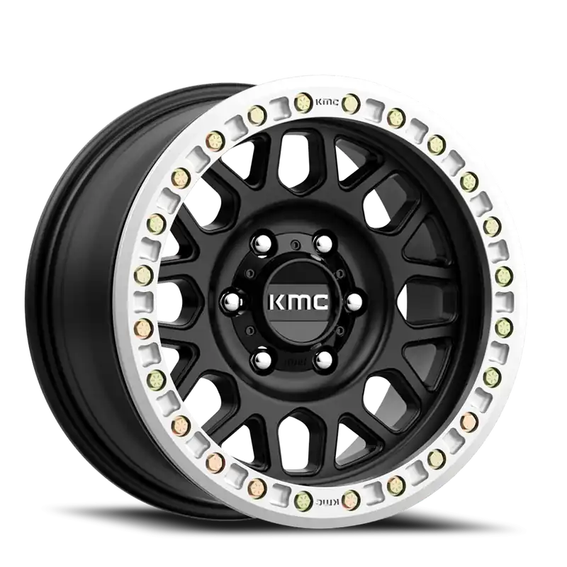 KMC Grenade Desert Beadlock KM234 SB 20x9 -12 5x127mm 71.5mm Satin Black Cheap