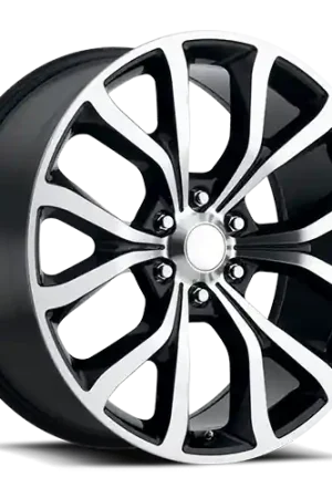 Factory Reproductions FR 52 Ford Expedition Platinum Replica GBM 22x9.5 +44 6x135mm 87.1mm Gloss Black Machined Face No Minimum Order