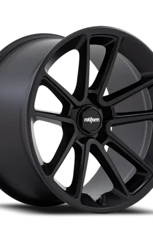 Trending Rotiform BTL R194 22x10 +10 5x112mm 66.56mm Matte Black Black Cap