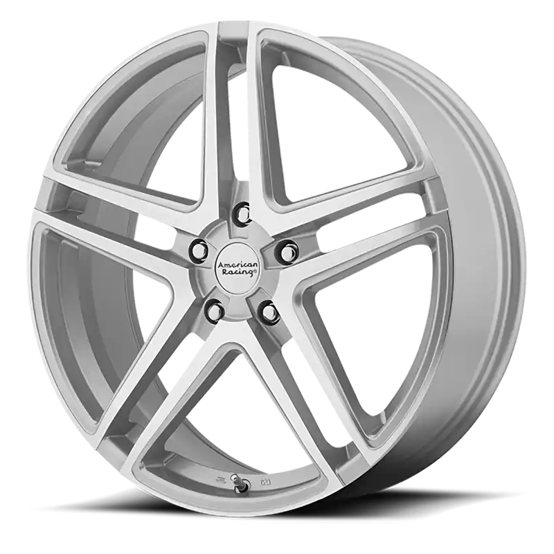 American Racing AR907 SL 16x7 +40 5x115mm 72.6mm Silver Machined No Minimum Order
