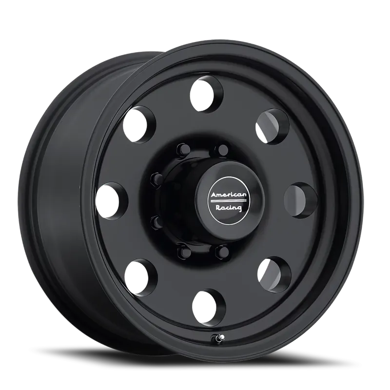 American Racing Baja AR172 BK 17x8 +0 8x170mm 130.81mm Satin Black Fast Shipping