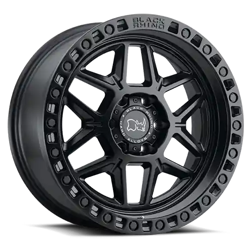 Budget Black Rhino Kelso BK 20x9 +18 6x114.3mm 76.1mm Matte Black Black Bolts