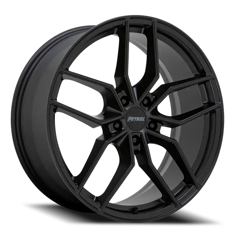 Top Rated Petrol P5C MB 20x8.5 +40 5x114.3mm 76.1mm Matte Black