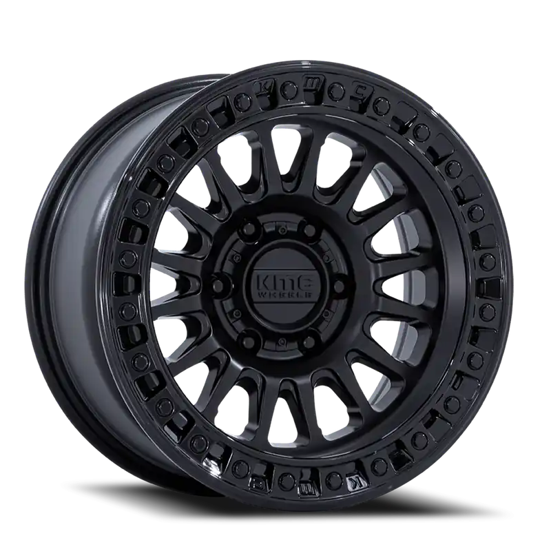 KMC IMS KM552 MB 18x9 +0 6x135mm 87.1mm Matte Black Gloss Black Lip Special Discount