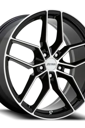 Petrol P5C GBM 20x8.5 +40 5x112mm 66.6mm Gloss Black Machined Face Limited Edition
