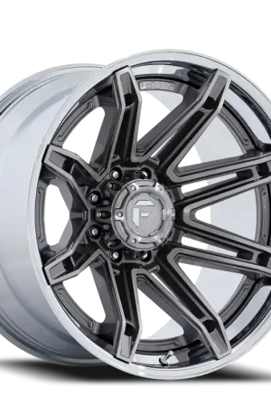 Fuel Brawl FC401AP 22x10 -18 8x165.1mm 125.1mm Platinum Chrome Lip Buy Direct