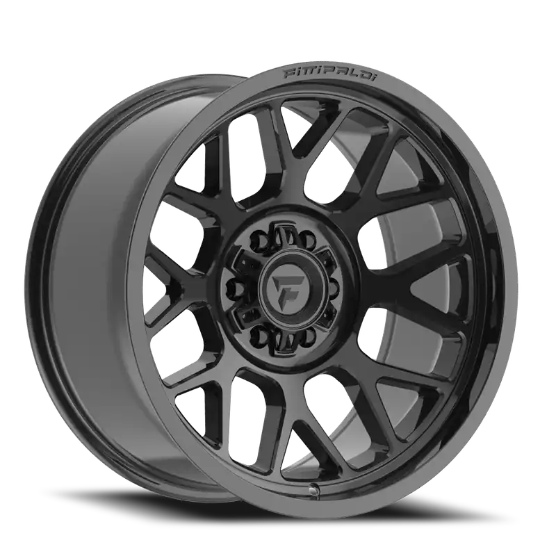 Original Fittipaldi Offroad Alpha Series FA17B 20x9 +18 8x180mm 124.3mm Gloss Black
