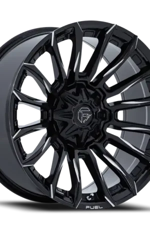 Fuel Blade FC889BE 22x10 -18 6x135/6x139.7mm 106.1mm Gloss Black Milled Secure Checkout