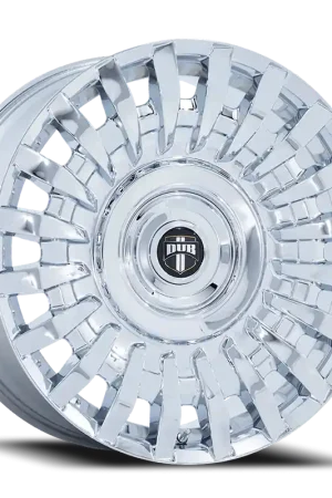 Worldwide Shipping DUB Honcho DC272 CH 22x9 +15 5x115/5x120mm 74.1mm Chrome