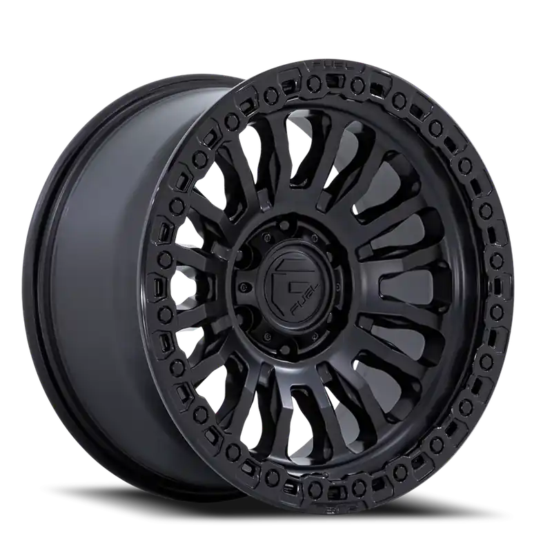 High Quality Fuel Rincon SBL FC857MB 18x9 +1 6x139.7mm 106.1mm Matte Black Gloss Black Lip