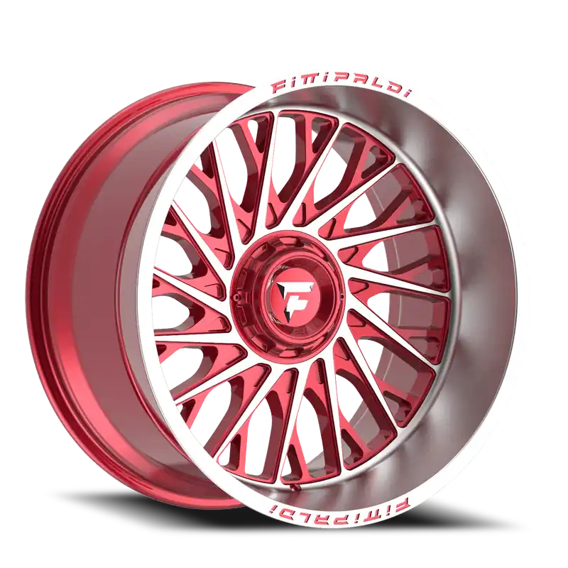Instant Buy Fittipaldi Offroad Alpha Series FA08 MR 22x12 -44 8x165.1mm 125.2mm Gloss Red Machined