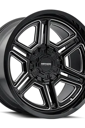 Mayhem Hermosa 8117 Black Milled 20x10 5x127/5x139.7 x25mm 87mm Clearance