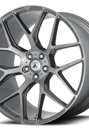 Asanti Black Label Dynasty ABL27 GY 22x10.5 +35 5x112mm 72.6mm Brushed Titanium Fast Shipping