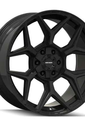 Clearance Mayhem Vanquish 8119 Gloss Black 22x10 6x135/6x139.7 x19mm 106.1mm