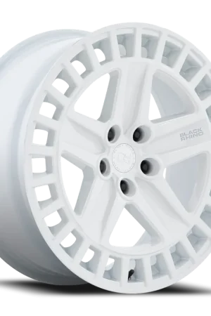 Black Rhino Alston WH 20x8.5 +25 5x114.3mm 72.56mm Gloss White Clearance