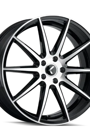 Kraze Cosmos KR194 Gloss Black Machined 17x8 5x114.3 38mm 72.62mm High Quality