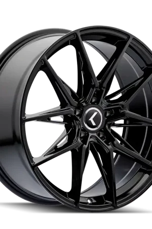 Kraze Evolve KR196 Gloss Black 22x9 5x114.3 35mm 73.1mm Seasonal Sale