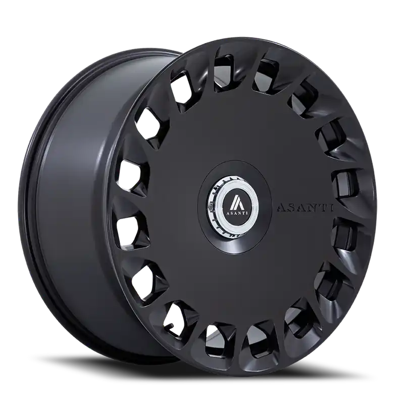 Best Seller Asanti Black Label Aristocrat ABL-45 MB 22x9 +27 5x112/5x120mm 74.1mm Matte Black