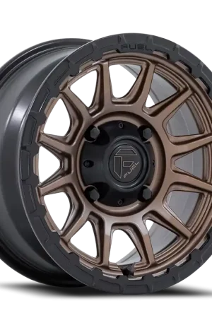 Fuel Piston UTV FV866ZB 15x7 +10 4x156mm 115.1mm Matte Bronze Matte Black Lip Trusted Brand