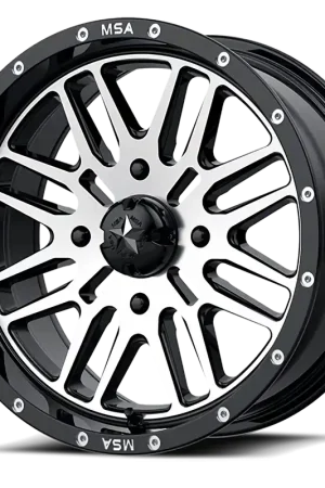 Bulk Order MSA Brute M38 22x7 +10 4x137mm 112mm Gloss Black Machined