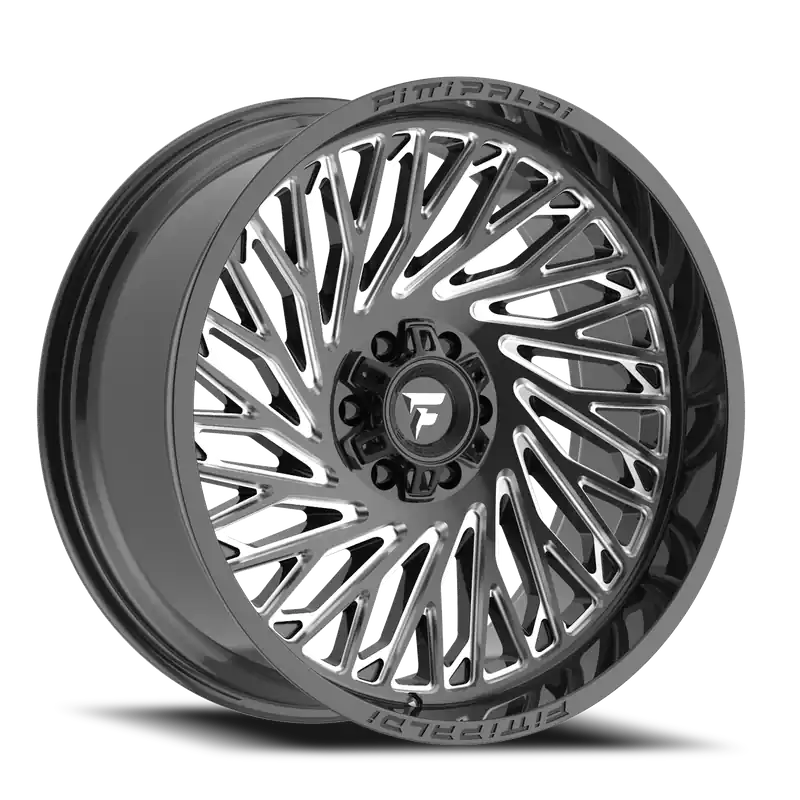 Fittipaldi Offroad Alpha Series FA15BM 22x10 -19 8x165mm 125.2mm Gloss Black Milled While Supplies Last