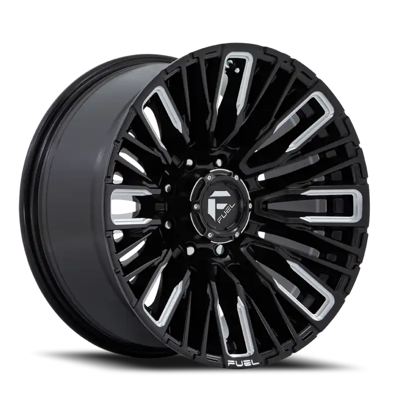 Get Yours Fuel Rebar 8 D849 20x10 -18 8x180mm 124.2mm Gloss Black Milled