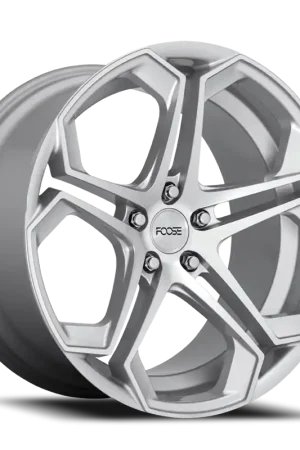 Last Chance Foose Impala F170 20x10.5 +40 5x114.3mm 72.56mm Gloss Silver Machined
