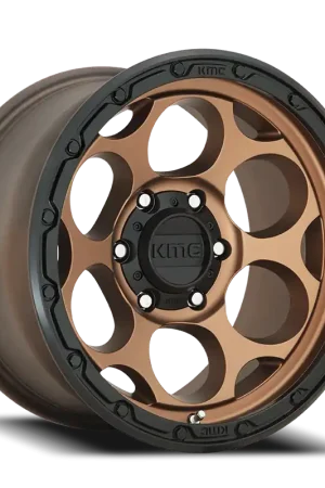 Original KMC Dirty Harry KM541 BRZ 18x8.5 +18 6x139.7mm 106.25mm Matte Bronze Black Lip