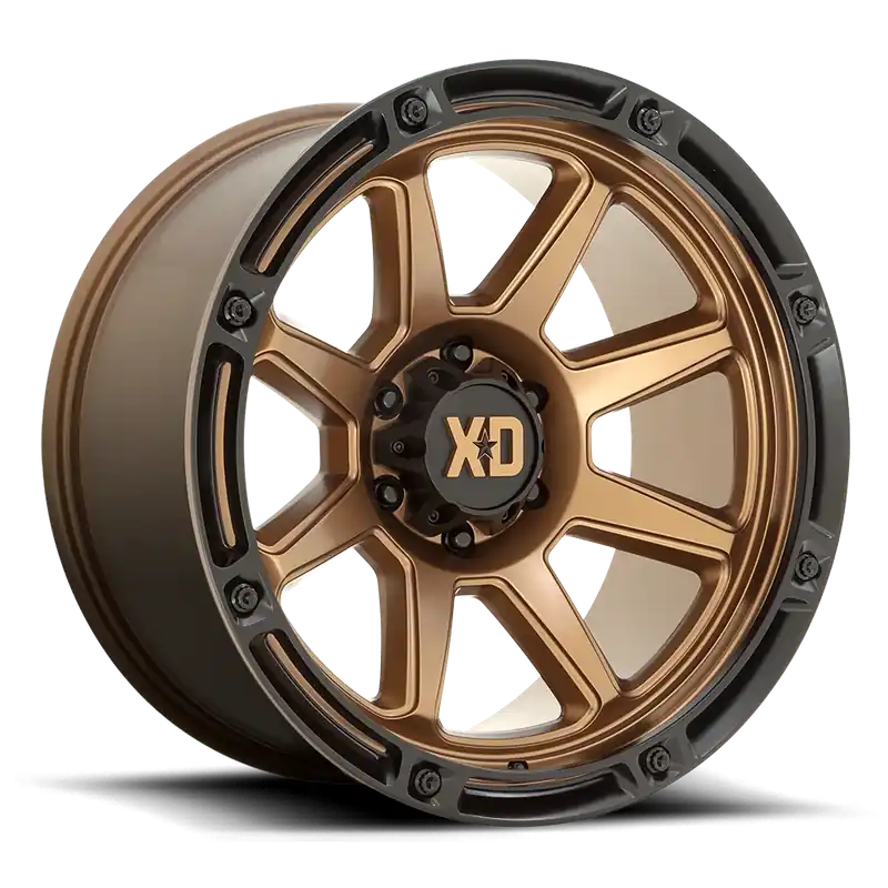 Express Delivery XD Series XD863 BRZ 20x9 +0 8x165.1mm 125.1mm Matte Bronze Black Lip