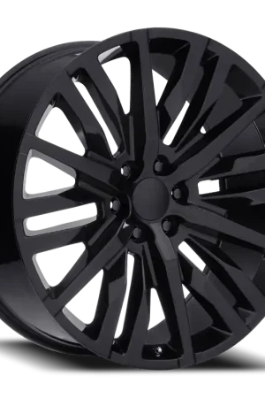 Buy Today Factory Reproductions FR 97 GM Split 6 Spoke Replica GB 22x9 +28 6x139.7mm 78.1mm Gloss Black
