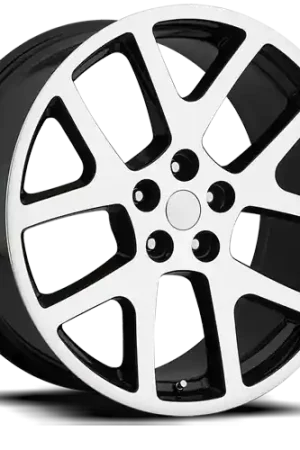 Deal Factory Reproductions FR 64 LX Viper GBM 20x9 +18 5x115mm 71.5mm Gloss Black Machined Face