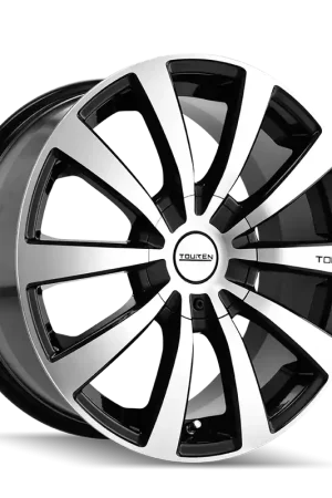 Genuine Touren TR3 3130 Gloss Black Machined 17x7 5x110/5x115 40mm 72.62mm