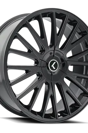 Kraze Double Down KR185 Gloss Black 22x8.5 5x112/5x114.3 38mm 73mm Clearance