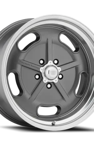Bargain American Racing Salt Flat VN511 GY 17x7 +0 5x120.65mm 72.6mm Mag Gray Diamond Cut Lip