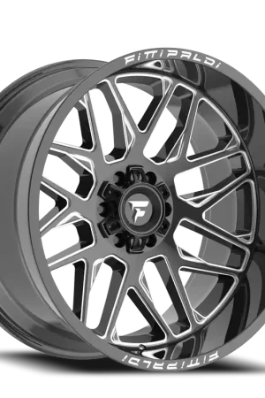 Free Returns Fittipaldi Offroad Alpha Series FA19BM 20x9 +18 8x170mm 125.2mm Gloss Black Milled